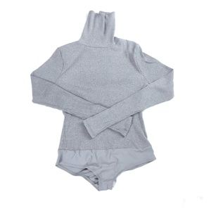 J-crew turttleneck long sleeve sweater bodysuit